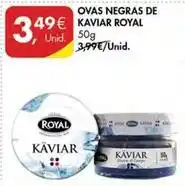 Pingo Doce Royal - ovas negras de kaviar promoção