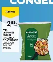 Continente Bom dia Continente - mix legumes estilo italiano promoção
