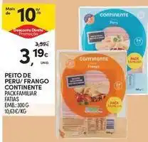 Continente Bom dia Continente - peito de peru/ frango promoção