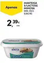 Continente Bom dia Mimosa - manteiga s/lactose promoção