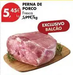 Pingo Doce Perna de porco promoção