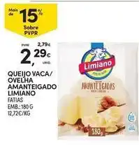 Continente Bom dia Limiano - queijo vaca/ ovelha amanteigado promoção