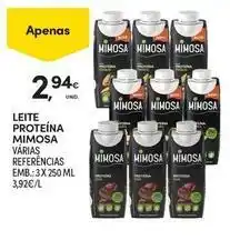 Continente Bom dia Mimosa - leite proteina promoção