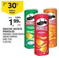 Continente Bom dia Pringles - snacks batata promoção