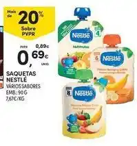 Continente Bom dia Nestle - saquetas promoção