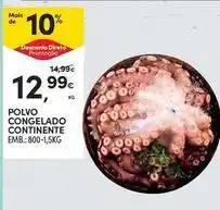 Continente Bom dia Continente - polvo congelado promoção