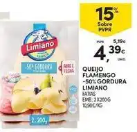 Continente Bom dia Limiano - queijo flamengo 50% gordura promoção