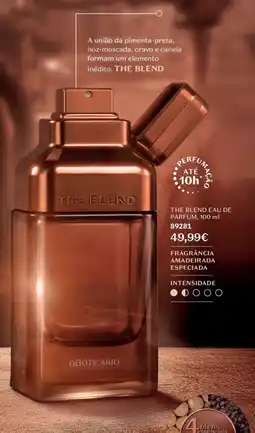 O Boticário The blend eau de parfum promoção