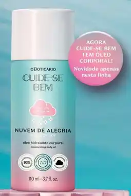 O Boticário Óleo hidratante corporal promoção