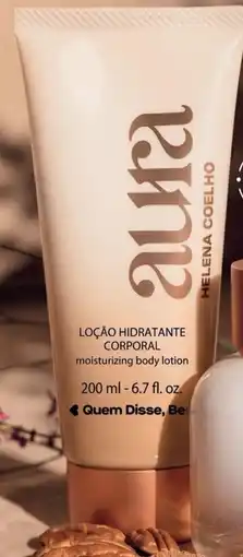 O Boticário Aura hc loção hidratante corporal promoção