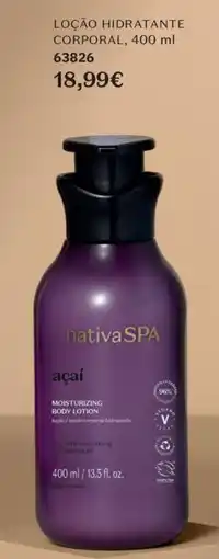 O Boticário Loção hidratante corporal promoção