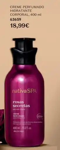 O Boticário Creme perfumado hidratante corporal promoção