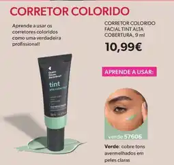 O Boticário Corretor colorido facial tint alta cobertura promoção