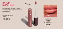 O Boticário Batom super tint promoção