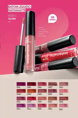 O Boticário Batom líquido instamatte promoção
