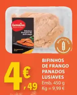 E.Leclerc Bifinhos de frango panados lusiaves promoção