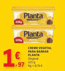 E.Leclerc Creme vegetal para barrar planta original promoção