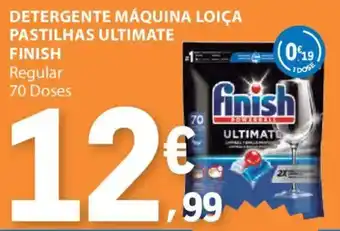 Detergente máquina loiça pastilhas ultimate finish regular