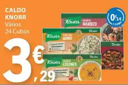 E.Leclerc Caldo knorr vários 24 cubos promoção