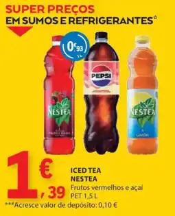 E.Leclerc Iced Tea Nestea Frutos vermelhos e açaí promoção