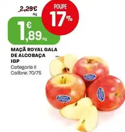 Intermarché Maçã royal gala de alcobaça IGP promoção