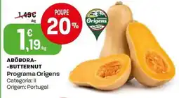 Intermarché Abóbora- -butternut promoção