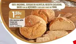 Intermarché Pão massa mãe trigo do alentejo promoção