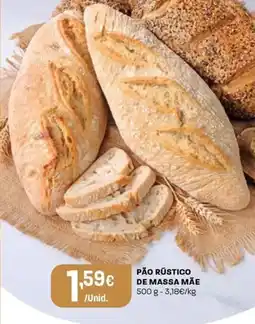 Intermarché Pão rústico de massa mãe promoção