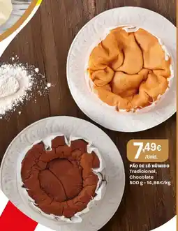 Intermarché Pão de lo humido tradicional, chocolate promoção