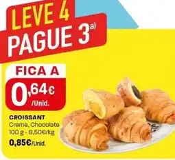 Intermarché Croissant Creme, Chocolate promoção