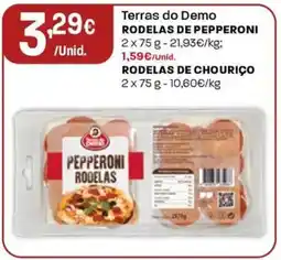 Intermarché Terras do demo rodelas de pepperoni promoção