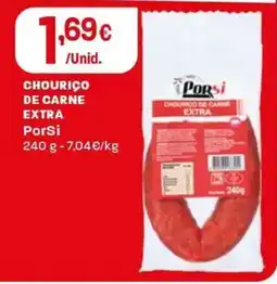 Intermarché Chourico de carne extra promoção