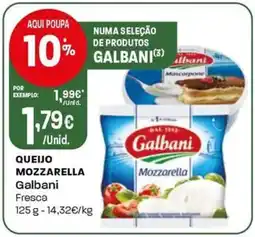 Intermarché Queijo mozzarella galbani promoção