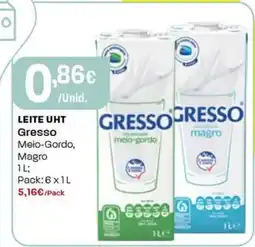 Intermarché Leite uht Gresso Meio-Gordo, Magro promoção