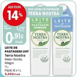 Intermarché Leite de pastagem terra nostra promoção