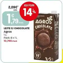 Intermarché Leite c/ chocolate agros promoção