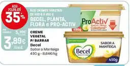 Intermarché Creme Vegetal P/Barbar Becel promoção