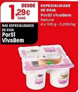 Intermarché Especialidade de soja porsi vivabem natural promoção