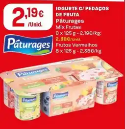 Intermarché Iogurte c/ pedaços de fruta promoção