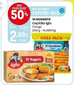 Intermarché 10 nuggets capitão iglo frango promoção