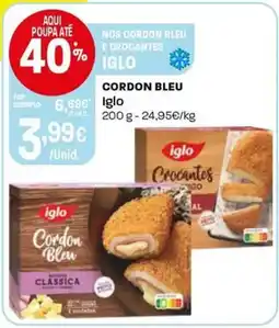 Intermarché Cordon bleu iglo promoção