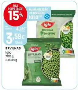 Intermarché Ervilhas iglo promoção