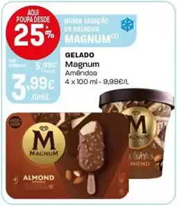 Intermarché Gelado magnum Amêndoa promoção