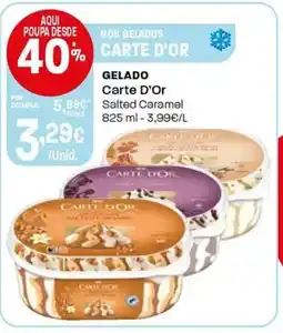 Intermarché Gelado Carte D'Or promoção