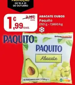 Intermarché Abacate cubos paquito promoção