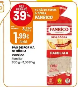 Intermarché Pão de forma s/codea promoção