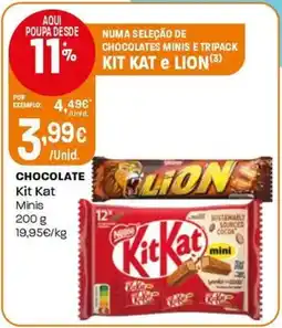 Intermarché Chocolate kit kat minis promoção