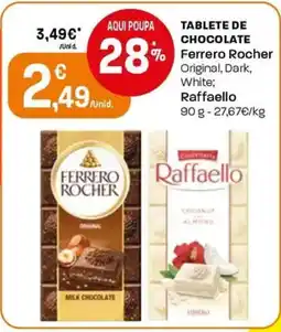 Intermarché Tablete de chocolate promoção