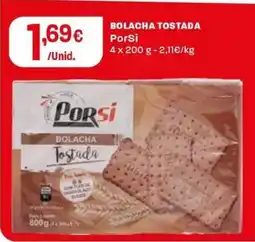 Intermarché Bolacha tostada porsi promoção