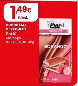 Intermarché Chocolate c/ recheio porsi morango promoção